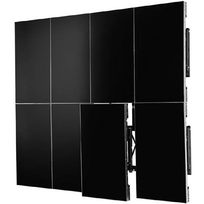 Peerless DS-VW765-POR Full Service Portrait Video Wall Mount for 40 to 65 inch Displays up to 150 lbs