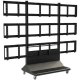 Peerless DS-VWC655-3x3 Digital Signage Video Wall Cart for 3x3 Configuration