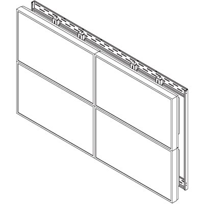 Peerless MIS741 - 2x2 Video Wall Frame for 40