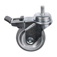 Peerless ACC332 Accessory Caster Wheels Silver for Practico Stand