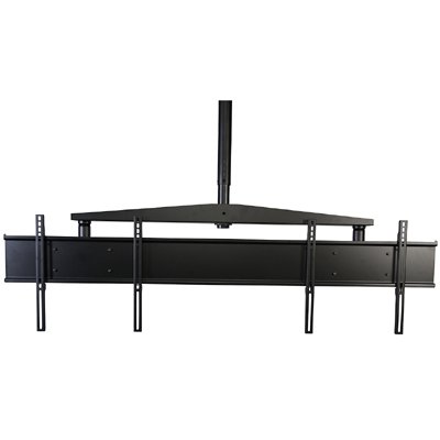 Peerless DST940 Dual Display Ceiling Mount System for 37"-46" Displays up to 150 lbs (Ceiling Mounted 2x1 Video Wall)