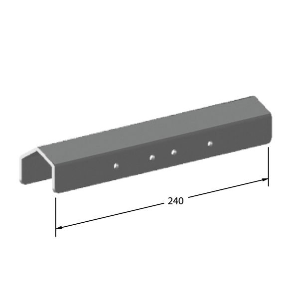 Peerless MOD-APC Pole Coupler - connects two 2" Poles together