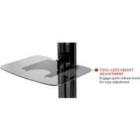 Peerless ACC-GS1 SmartMount Tempered Glass Shelf