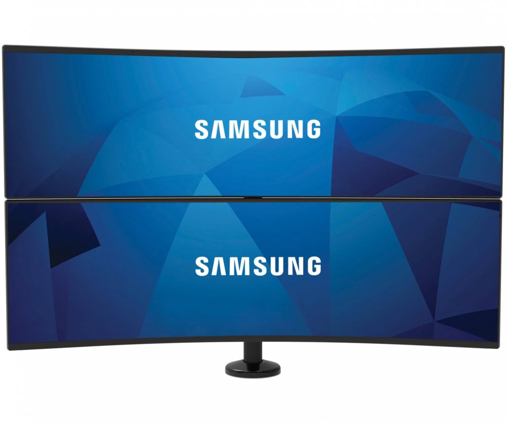 Rless B Mis38426 1x2 Bolt Down Desktop Mount For 43 49 Ultrawide Curved Monitors Rless B Mis38426 1x2 Bolt Down, 42 Inch Monitor Desk Mountain