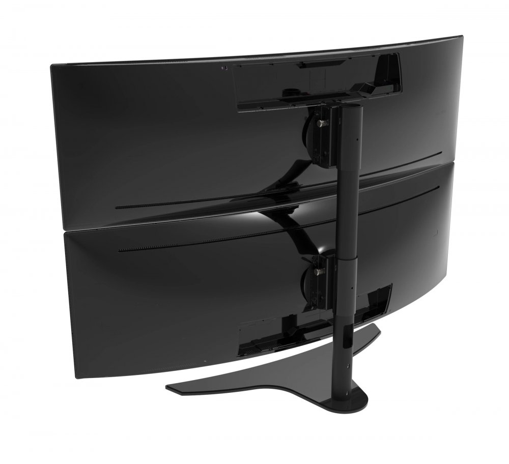 Peerless FS-MIS38426 1x2 Freestanding Desktop Stand for 43