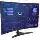Peerless LCT650SD 1x2 Freestanding Desktop Stand for 24" to 49" Ultra-Wide Curved Monitors