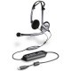 Plantronics 400DSP Foldable Computer PC Audio USB Headset DSP400