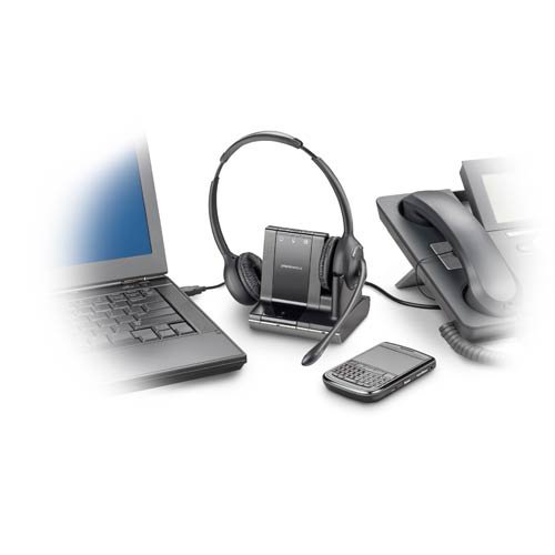 Plantronics W720 Savi Over-The-Head Binaural Wireless UC Headset
