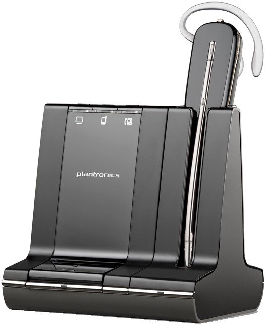 Plantronics W740 Savi Convertible DECT Wireless UC Headset System