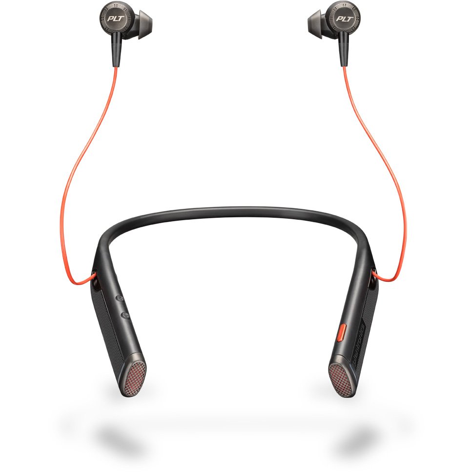 Plantronics Voyager 6200 UC Bluetooth Neckband Headset with Earbuds