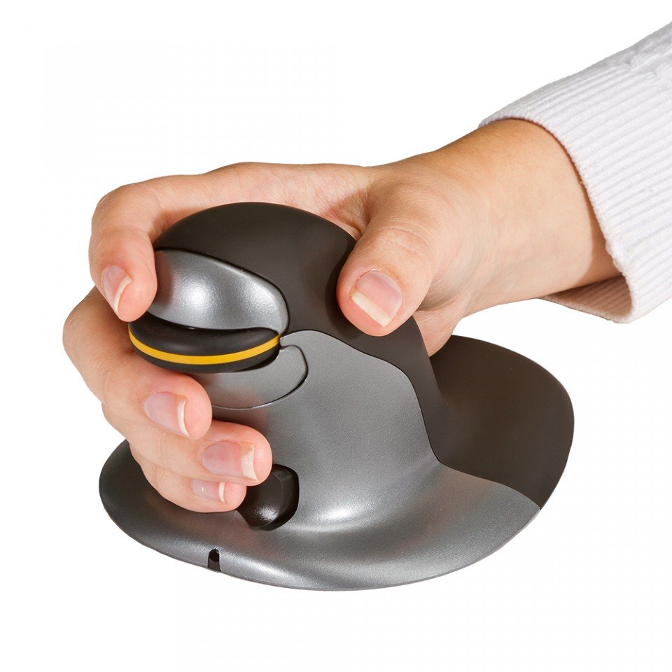 Posturedepot Penguin 3-in-1 Ambidextrous Vertical Wireless Mouse