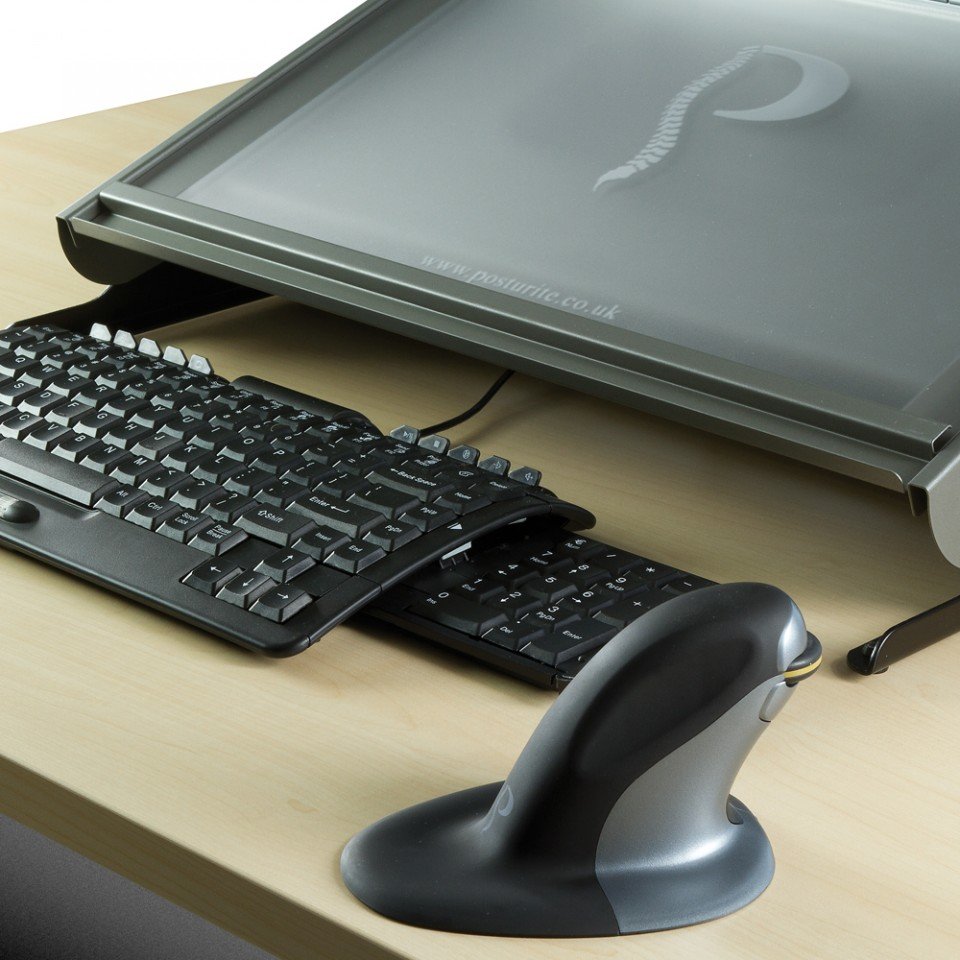 Posturedepot Penguin 3-in-1 Ambidextrous Vertical Wireless Mouse
