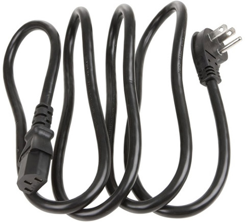 Premier PSD-ACR72 Right Angle 72" Power Cord Black