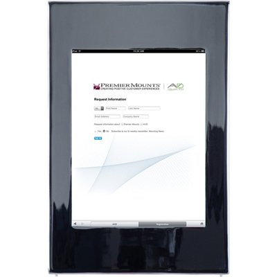 Premier IPM-700 Protected iPad Wall Mount Fully Enclosed Mounting Frame 