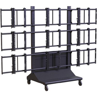 Premier MVWC-3X3 Mobile 3x3 Video Wall Cart