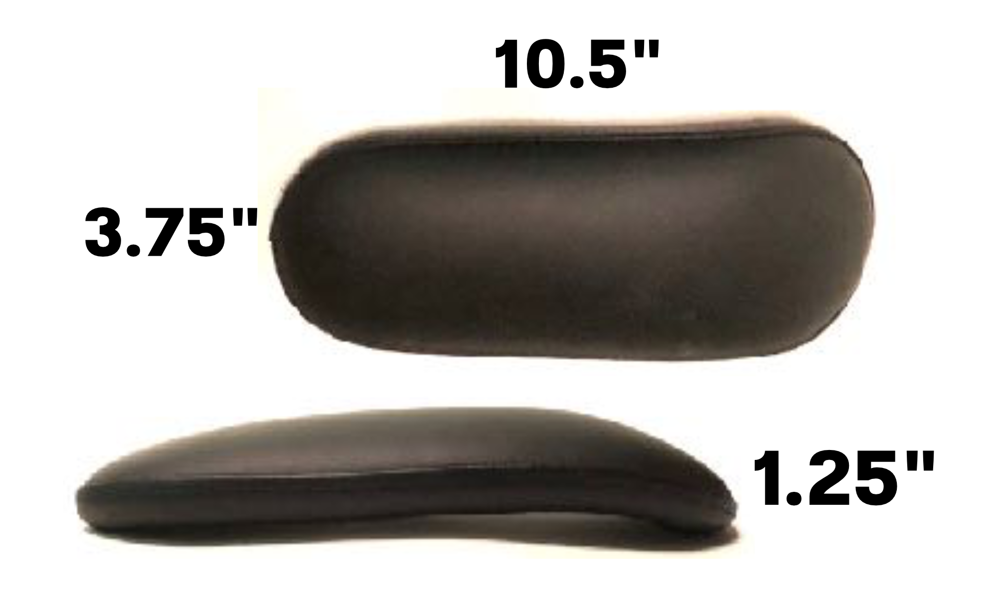 22P - Low profile soft leather pad with plywood core