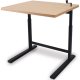 SIS Move 1607 or 1609 Crank Single Surface Rectangle Height Adjustable Table and Ergonomic Desk