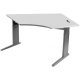 SIS Xtreme Crank Organic Corner Single Surface Height Adjustable Table / Desk