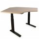 SIS SURF2 Electric 2-Leg Corner Heavy Duty Height Adjustable Sit Stand Table Ergonomic Desk 