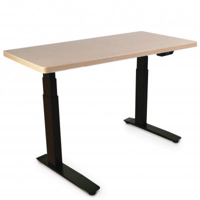 SIS Surf2 Electric 2-Leg Rectilinear Heavy Duty Height Adjustable Table and Ergonomic Desk