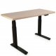 SIS Surf2 Electric 2-Leg Rectilinear Heavy Duty Height Adjustable Table and Ergonomic Desk