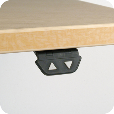 SIS Move Electric Single Surface 120 Degree Corner V-Base Height Adjustable Table / Desk