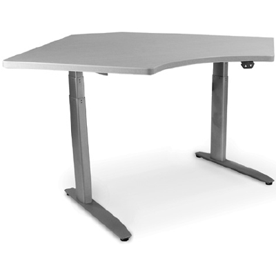 SIS SURF2 Electric 2-Leg Corner Height Adjustable Office Table and Ergonomic Desk  