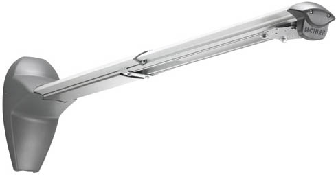 Chief WM130S Large Single Stud Short Throw Extension Arm (28"-53") Wall Mount Silver
