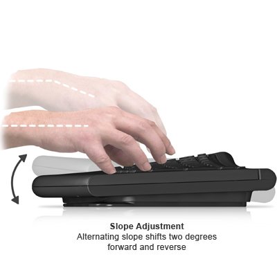 Smartfish K2418B ErgoMotion Ergonomic Engage Keyboard with Anti-Fatigue Comfort Motion