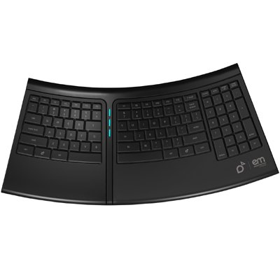 Smartfish K2418B ErgoMotion Ergonomic Engage Keyboard with Anti-Fatigue Comfort Motion