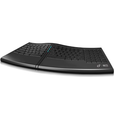 Smartfish K2418B ErgoMotion Ergonomic Engage Keyboard with Anti-Fatigue Comfort Motion