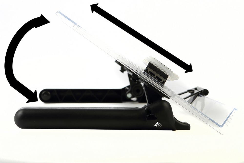 VuRyte Adjustable In-Line Ergonomic Document Holder VUR 18DC