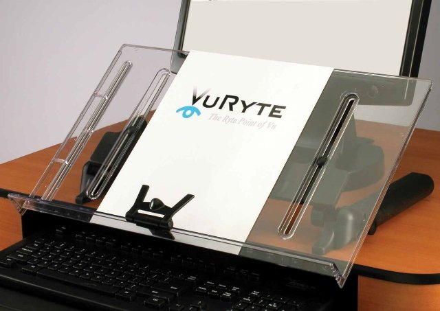 VuRyte Adjustable In-Line Ergonomic Document Holder VUR 18DC