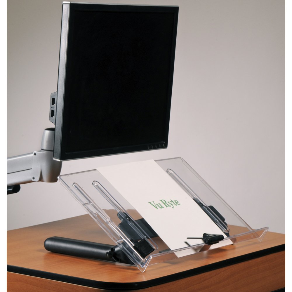 VuRyte Adjustable In-Line Ergonomic Document Holder VUR 18DC