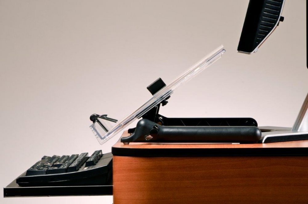 VuRyte Adjustable In-Line Ergonomic Document Holder VUR 14DC