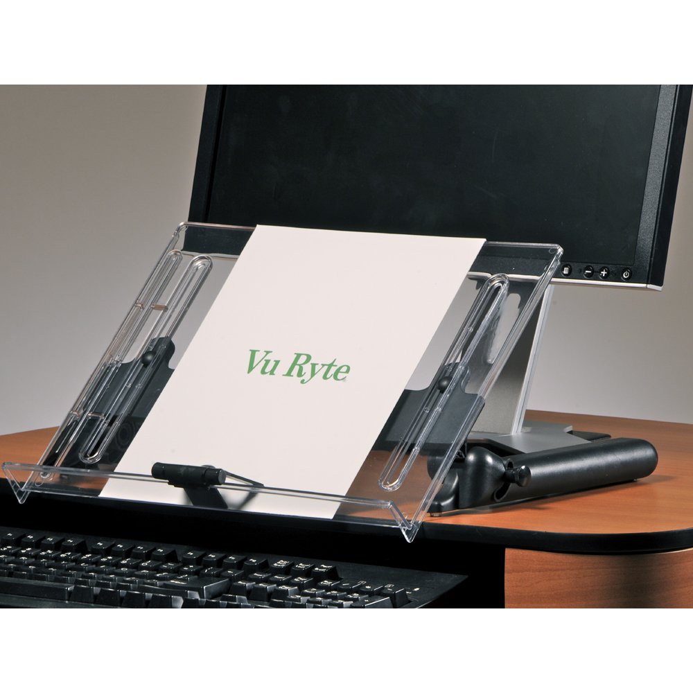 VuRyte Adjustable In-Line Ergonomic Document Holder VUR 14DC