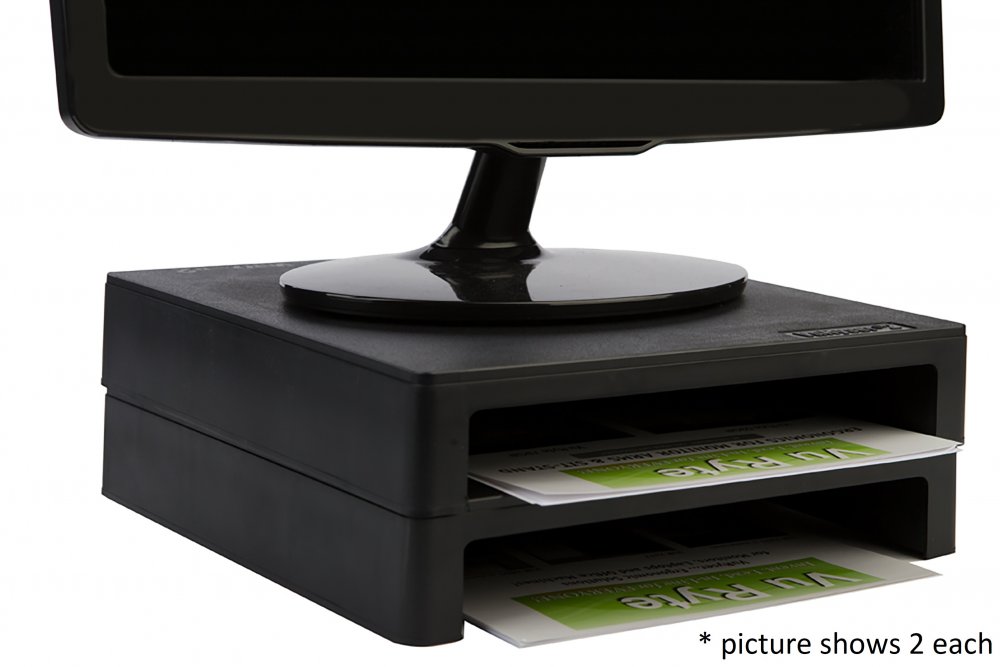 VuRyte Stackable 2" Computer Monitor Stand VUR 4855 (2-pack)