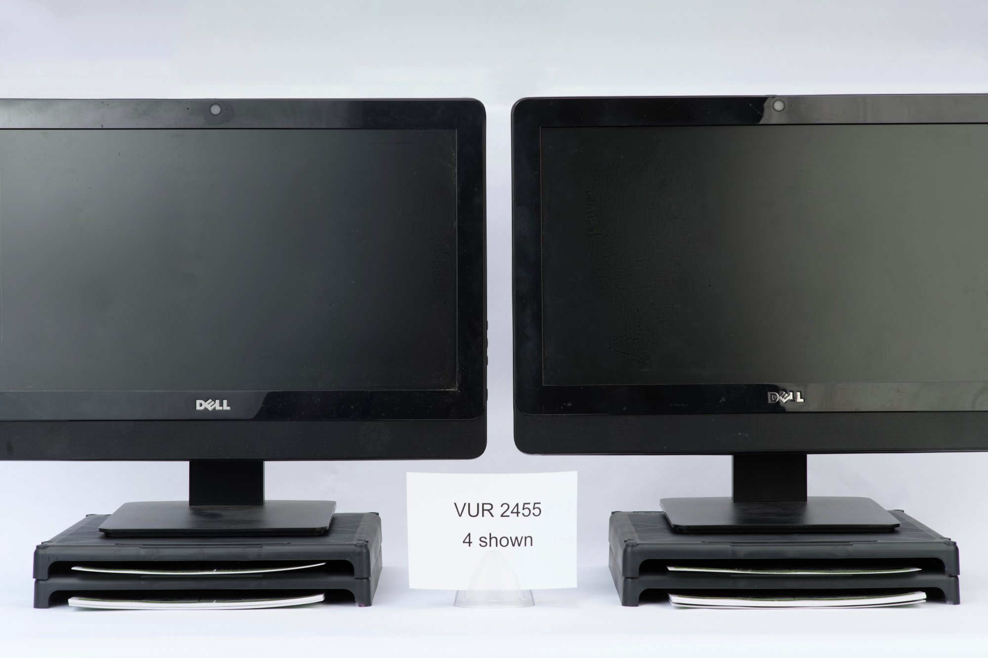 VuRyte Stackable 1" Computer Monitor Stand VUR 2455 (4-pack)