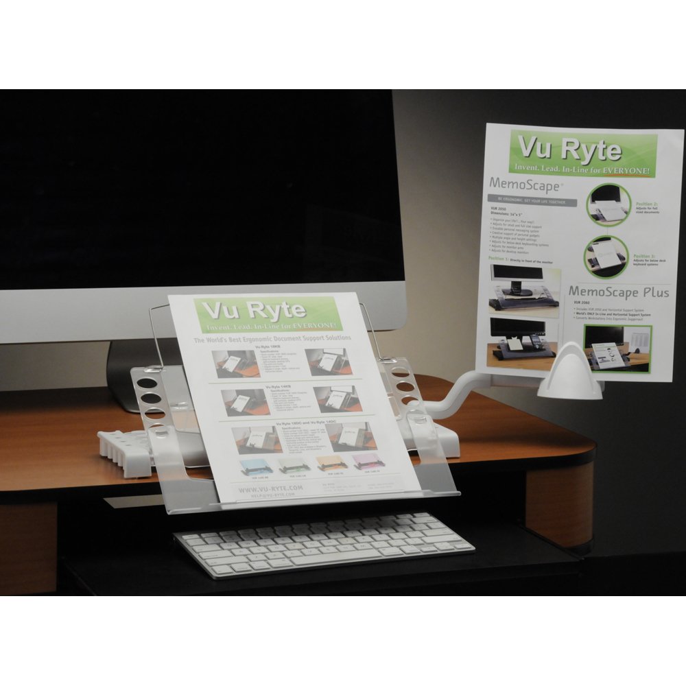 VuRyte MemoScape Plus Ergonomic In-Line Document Holder - VUR 2080 