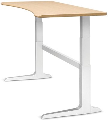 WorkRite Sierra Electric Rectangular Concave Front Height Adjustable Workcenter