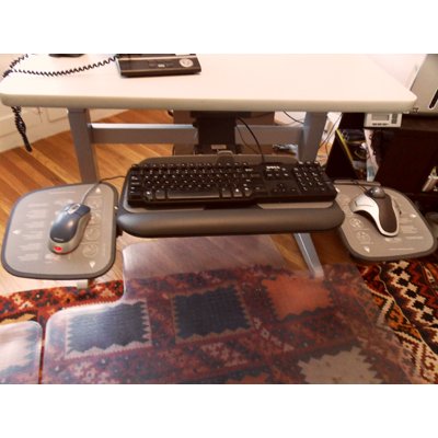 Workrite UC3100 Glide 2 Single/Dual Mouse Keyboard Tray UG3100
