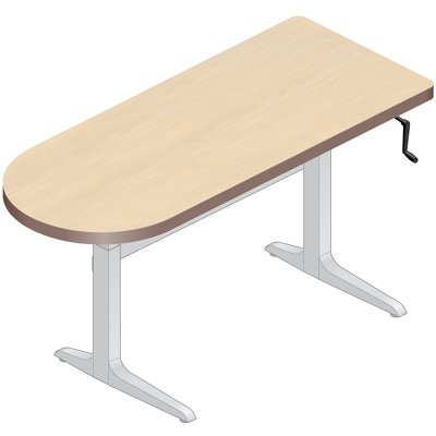 Workrite Sierra Crank Peninsula 2 Legs Left or Right (22-34