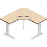 Workrite Sierra Pin Equal Corner Keyboard Cutout (22-34") Height Adjustable Workcenter 