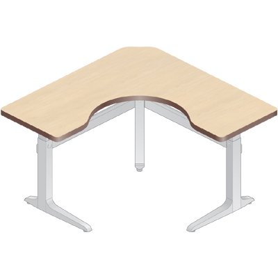 Workrite Sierra Pin Cockpit Corner 3 Legs (22-34