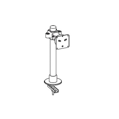 Workrite SA101B-C Clamp or SA101B-G Grommet SteadyArm Mount