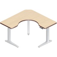 WorkRite Sierra HX Electric Height Adjustable Table, Cockpit Corner 