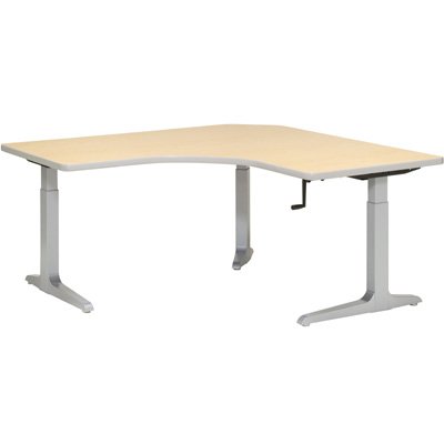WorkRite Sierra HX Crank 120 degree 3 Legs Height Adjustable Low Level Table
