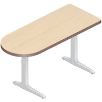 WorkRite Sierra HX Pin Peninsula 2 Legs Left or Right Height Adjustable Workcenter