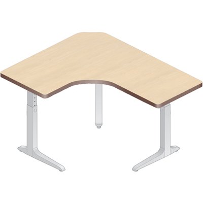WorkRite Sierra HX Pin Offset Corner 3 Legs Left or Right Height Adjustable Workcenter