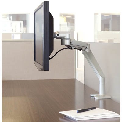 Workrite WA1000-C-S or WA1000-G-S Willow LCD Monitor Arm for Lighter Monitors (1-14 lbs)